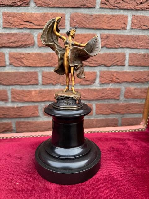 Weens brons: zwierige danseres, Antiek en Kunst, Ophalen of Verzenden, Brons