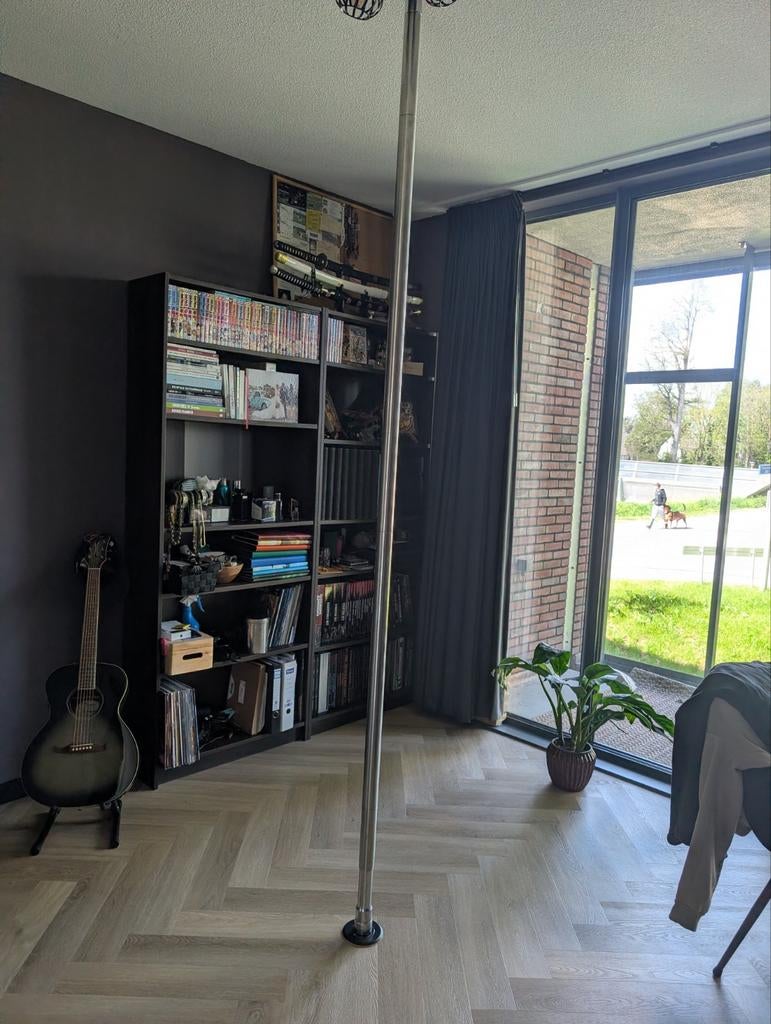 LUPIT POLE G2 draagbare danspaal - CHROOM 45mm Quicklock, Ophalen of Verzenden, Zo goed als nieuw