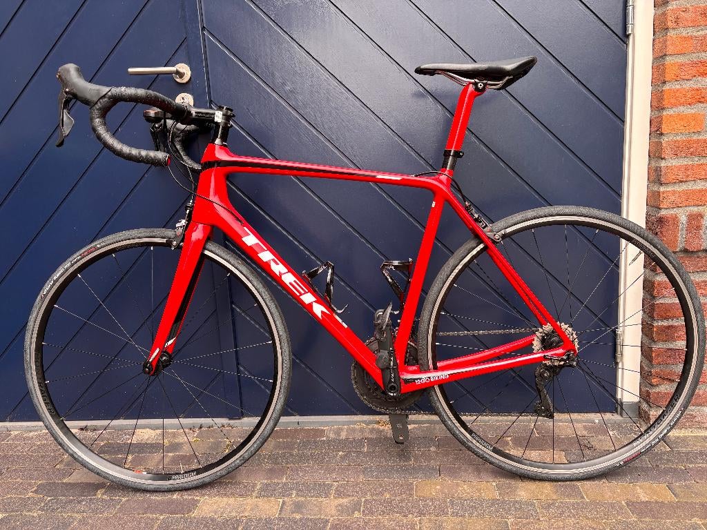 Trek full carbon racefiets Emonda SL6 (framehoogte 58cm), 28 inch, Velgrem, Zo goed als nieuw, 57 tot 61 cm