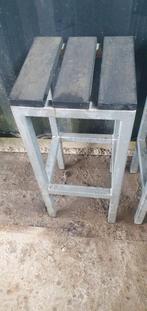 4 barkrukken, Ophalen, Metaal, 60 tot 90 cm