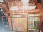 Oude glas in lood ramen, Ophalen, Gevelraam of Ruit, Gebruikt, Glas in lood