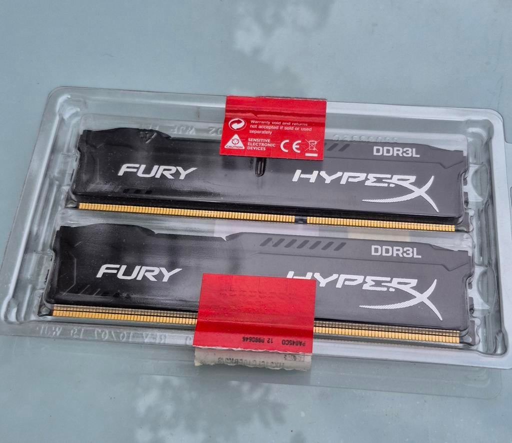 Fury Hyperx DDR3L 8 gigabyte, Computers en Software, RAM geheugen, Nieuw, DDR3, Ophalen of Verzenden, Desktop