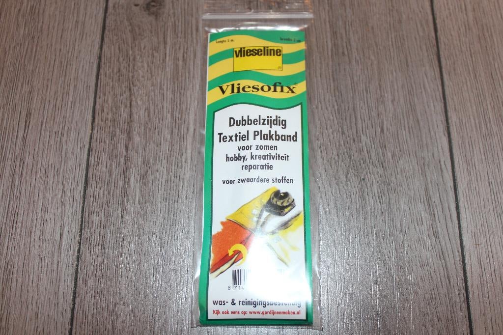 Vlieseline vliesofix dubbelzijdig textiel plakband #2317, Hobby en Vrije tijd, Ophalen of Verzenden, Nieuw, Lint, Band of Elastiek
