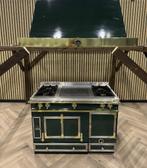 Prachtige La Cornue Groen/Messing 120cm GAS + Afzuigkap