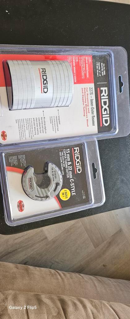 RIDGID Ontbramer & Koperbuissnijder Set - Nieuw, Doe-het-zelf en Verbouw, Gereedschap | Handgereedschap, Nieuw, Ophalen of Verzenden