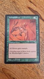 Magic The Gathering - Horned Sliver, Ophalen of Verzenden, Gebruikt, Losse kaart