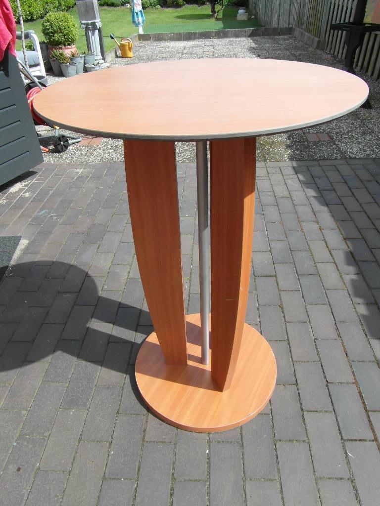 statafel 96 cm Hoog 70 doorsnede van het blad  stevig model, Ophalen, Zo goed als nieuw