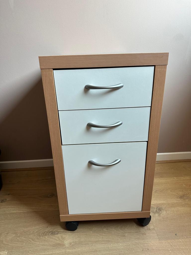 IKEA ladekast met wieltjes, Ophalen, Minder dan 50 cm, Gebruikt, 3 of 4 laden