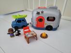 Little people camper/ caravan, Kinderen en Baby's, Speelgoed | Fisher-Price, Ophalen, Gebruikt, Speelset, Met licht