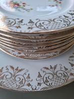 Hutschenreuther Selb taartschaal en 8 bordjes, Ophalen