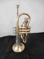 Cornet C.Mahillon, Muziek en Instrumenten, Blaasinstrumenten | Trompetten, Ophalen of Verzenden, Gebruikt, Bes-trompet