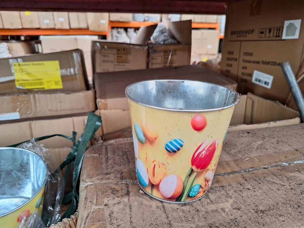 Fleurig rond bakje, Diversen, Pasen, Ophalen, Nieuw