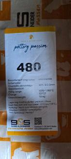 Grove chamotte klei wit 10kg brood, Hobby en Vrije tijd, Knutselen, Ophalen, Nieuw, Knutselwerk