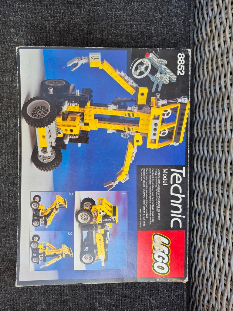 LEGO Technic 8852 Kraanwagen - Vintage Set, Gebruikt, Lego, Ophalen of Verzenden, Technic