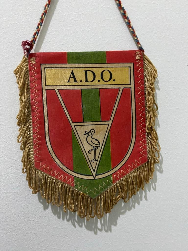 Vintage ADO Den Haag Vaantje - Voetbal Memorabilia, Ophalen of Verzenden, Gebruikt, Overige binnenlandse clubs, Vaantje of Sjaal