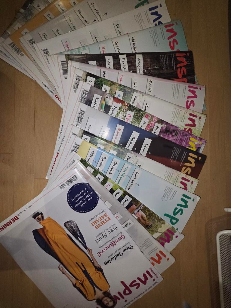 Bernina Inspiration magazines 16 stuks, Boeken, Ophalen of Verzenden, Zo goed als nieuw, Sport en Vrije tijd