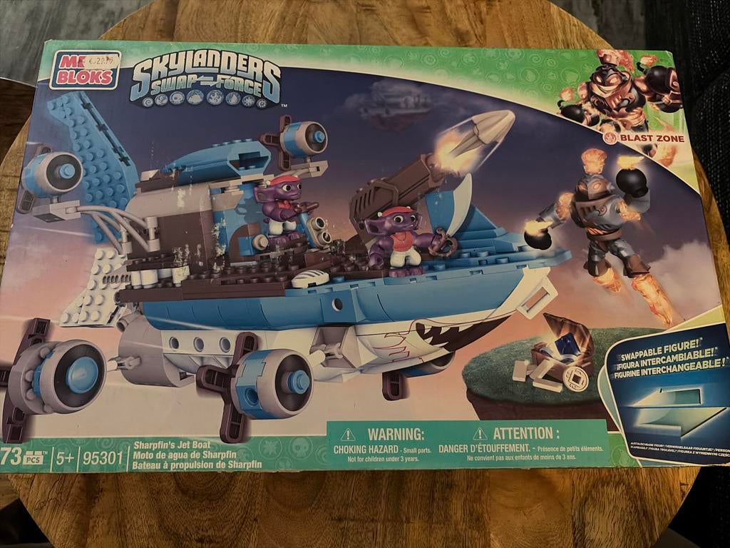 Skylanders Swap Force Mega Bloks Jet Set 95501, Ophalen, Zo goed als nieuw, Megabloks