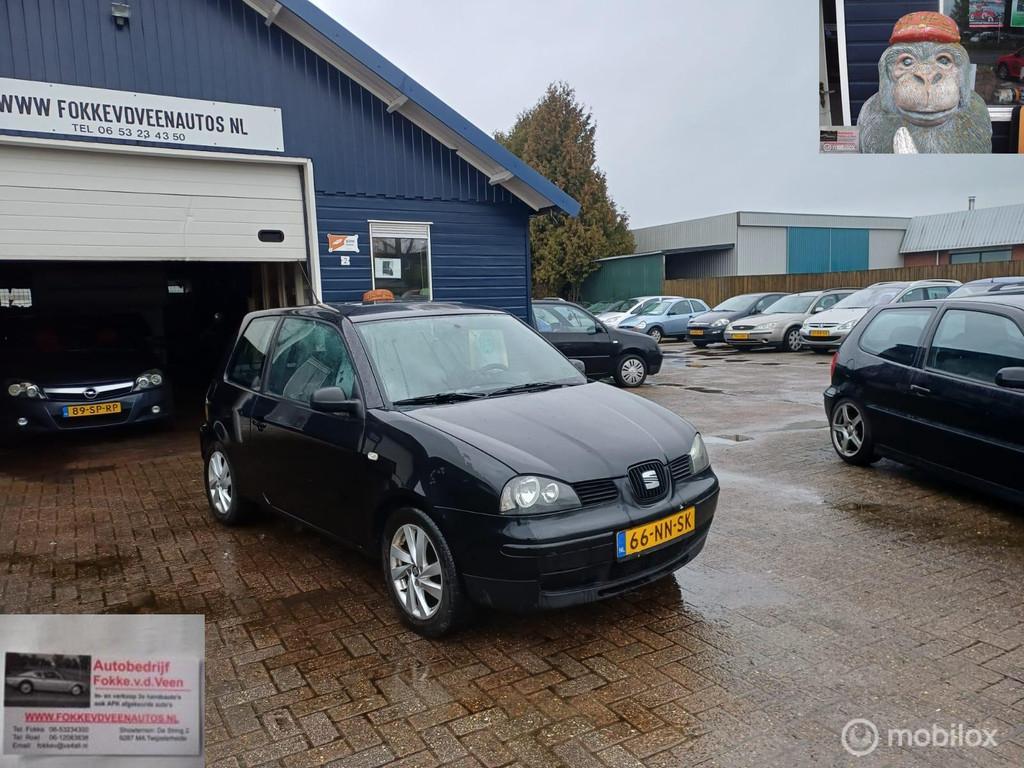 Seat Arosa 1.4i S Garantie alle inruil mogelijk, Voorwielaandrijving, Gebruikt, 31 €/maand, Zwart