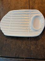 Aspergebord, onbeschadigd, Keramiek, Ophalen of Verzenden, Zo goed als nieuw, Bord(en)