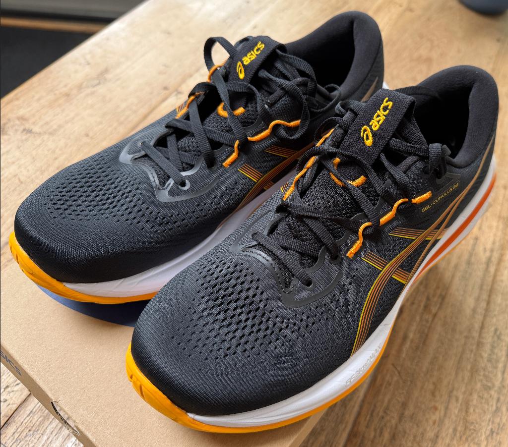 Asics Gel Cumulus 28 (maat 45) z.g.a.n., Hardloopschoenen, Ophalen of Verzenden, Zo goed als nieuw, Hardlopen