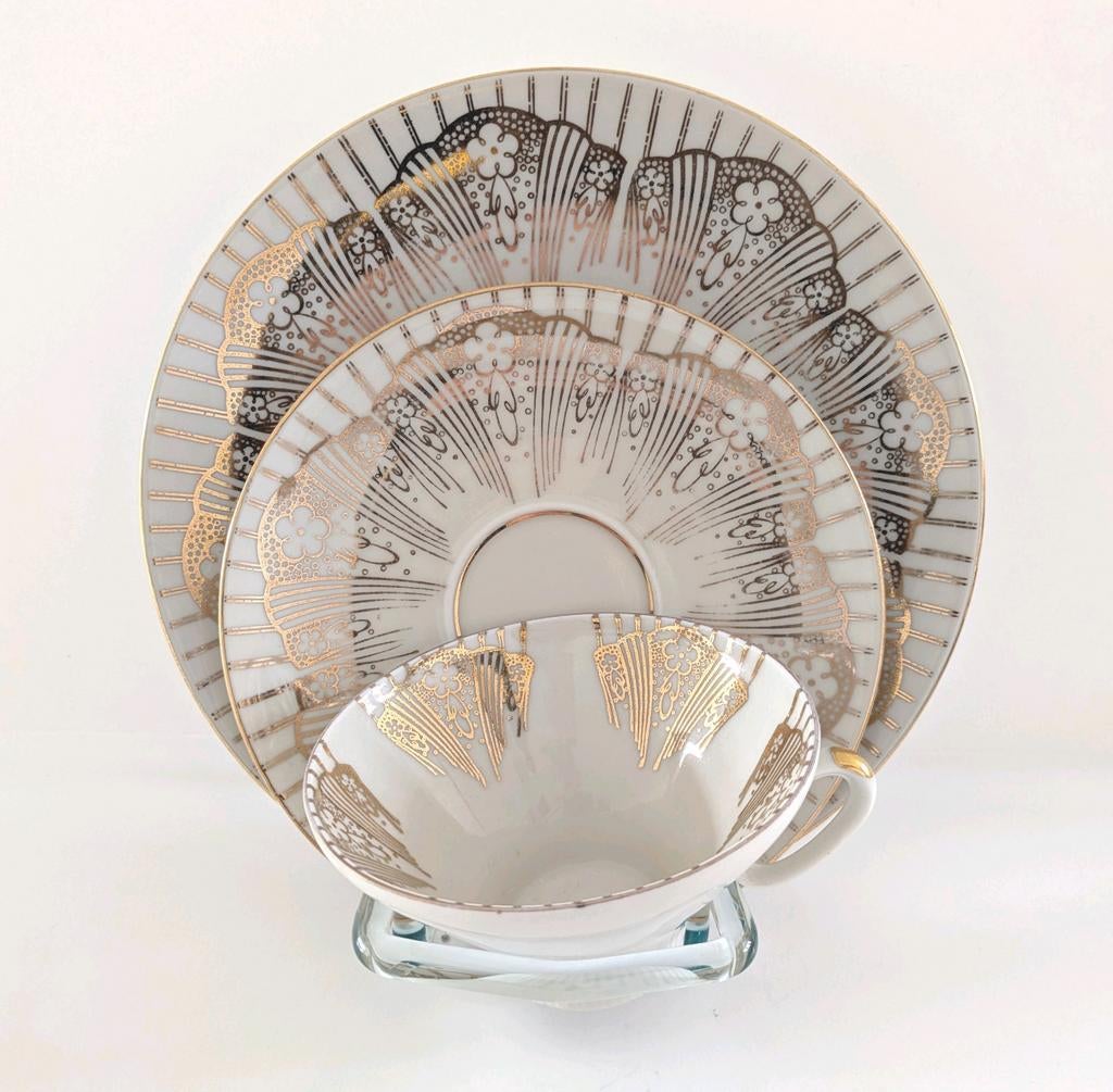 Bavaria Mitterteich - Kop, schotel en ontbijtbord, Ophalen of Verzenden