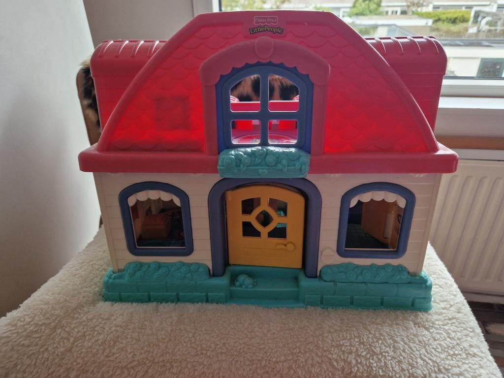 Fisher-Price Little People Huis - Goede Staat, Kinderen en Baby's, Speelgoed | Poppenhuizen, Ophalen of Verzenden, Gebruikt, Poppenhuis