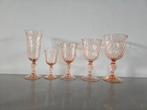 Arcoroc Rosaline Swirl glazen, Verzamelen, Glas en Borrelglaasjes, Ophalen of Verzenden, Zo goed als nieuw, Overige typen