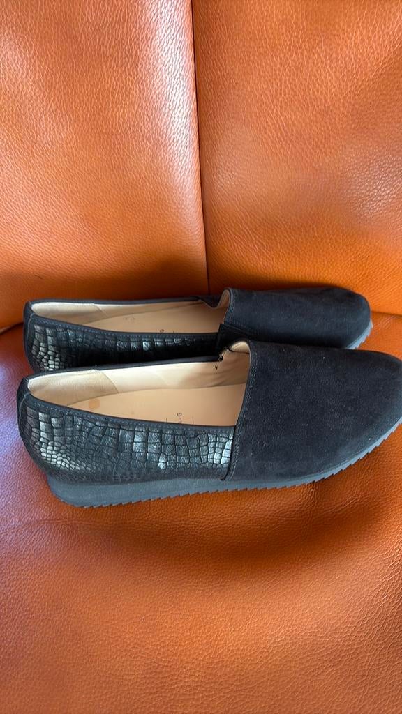 Hassia zwarte schoenen instappers maat 6 / 39, Kleding | Dames, Schoenen, Nieuw, Ophalen of Verzenden, Instappers, Zwart