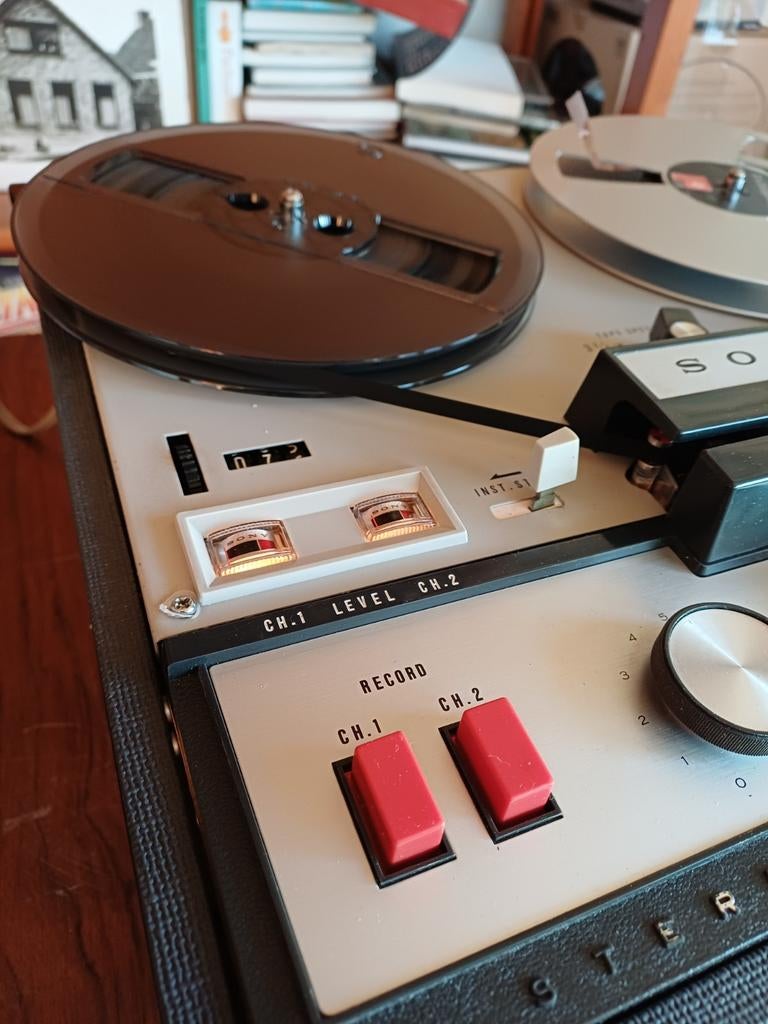 Sony TC-200 Bandrecorder uit 1965 - Nieuwstaat, compleet, Ophalen of Verzenden, Bandrecorder