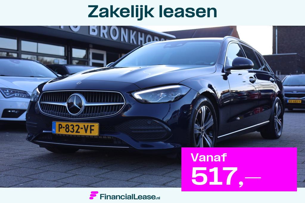 Mercedes-Benz C-Klasse Estate 180 LUXURY | AUT | BURMESTER |, Automaat, Achterwielaandrijving, 4 cilinders, Parkeercamera