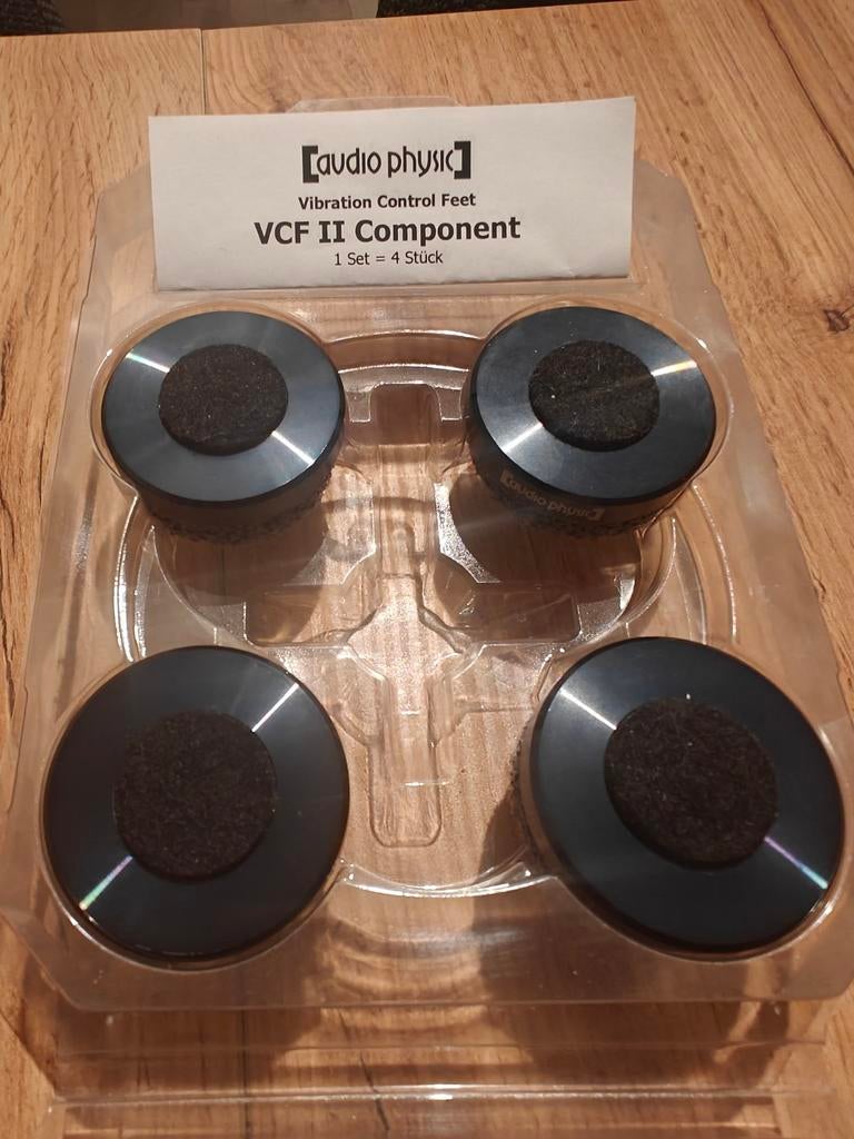 Audio physic vcf ii (plus) component voetjes 4 stuks, Ophalen of Verzenden