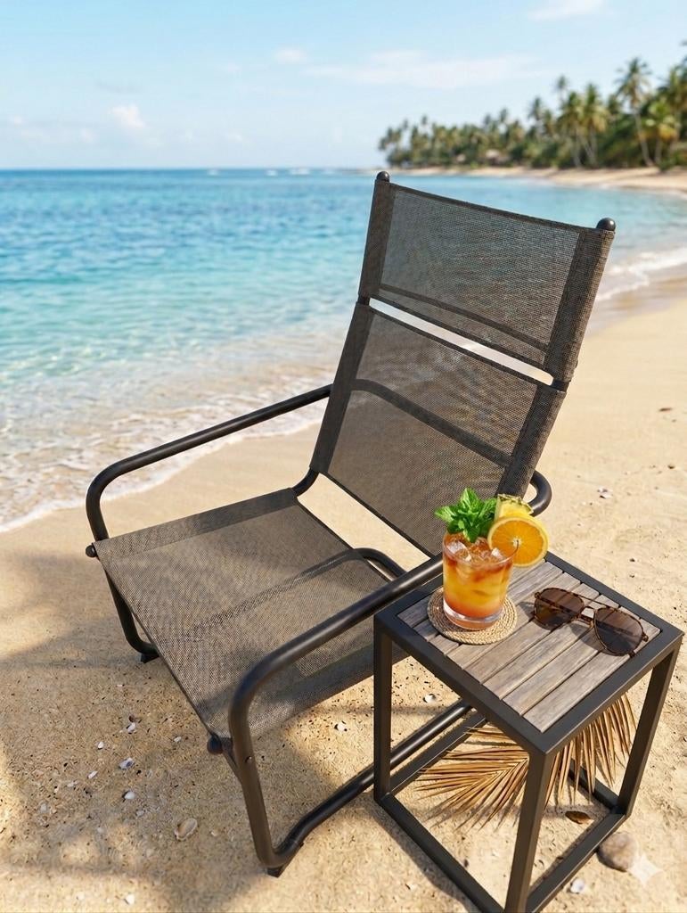 Twee IKEA Husarö lounge stoelen voor buiten, Ophalen, Gebruikt, Metaal