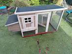 Klein kippenhokje met 2 legnesten, Ophalen of Verzenden, Drinken en Voederen