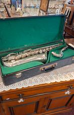 Vintage Tenor Saxofoon met Koffer Rene Guenot, Ophalen of Verzenden, Gebruikt, Tenor, Met koffer