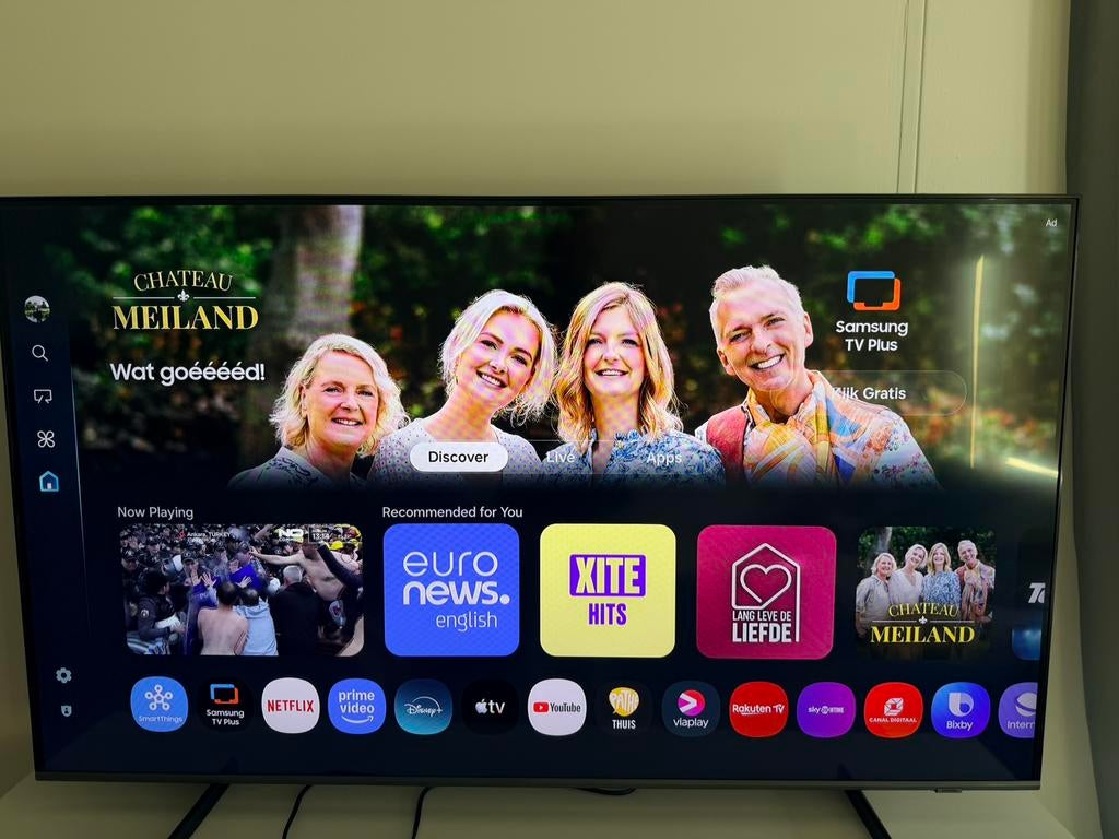 Samsung QLED 50” 2023 QE50Q64CAU, Ophalen, Zo goed als nieuw, 100 cm of meer, Samsung