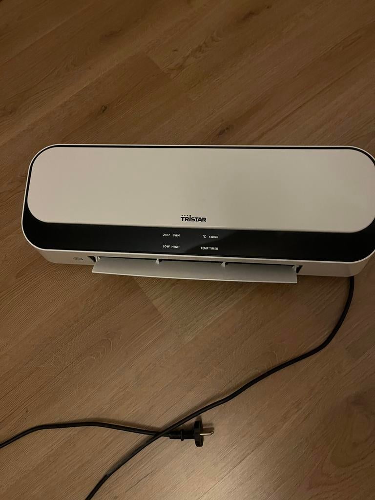 Tristar kachel/koeler, Witgoed en Apparatuur, Ophalen of Verzenden, Ventilator met afstandsbediening, Zo goed als nieuw