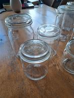 glazen inmaak potten , weckglazen, Ophalen, Gebruikt