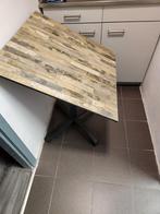 Inklapbare terrastafel - handig en ruimtebesparend!, Tuin en Terras, Ophalen, Gebruikt, Vierkant, Metaal