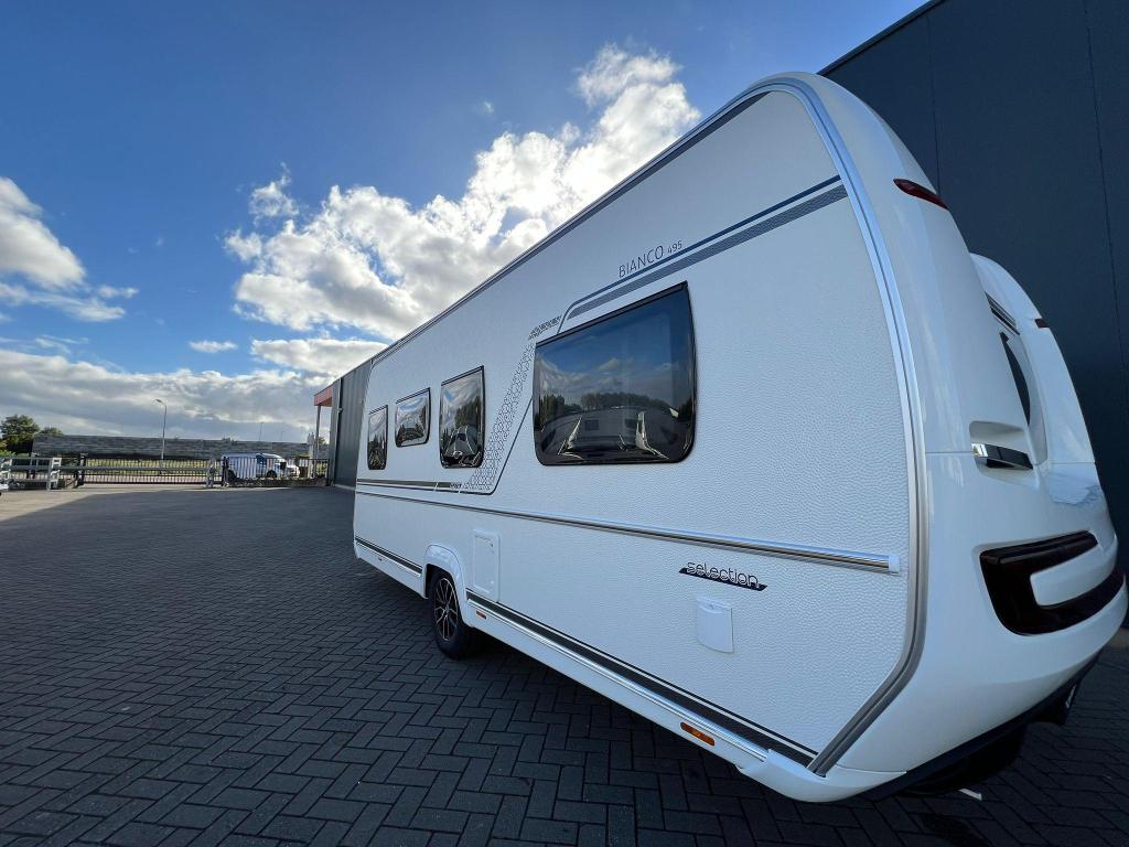 Fendt Bianco Selection 495 SG, Caravans en Kamperen, Schokbreker, Overige typen, Bedrijf, Treinzit