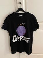 Bershka T-shirt One Piece Luffy Graphic Tee, maat S, Ophalen of Verzenden, Zo goed als nieuw, Maat 46 (S) of kleiner, Zwart