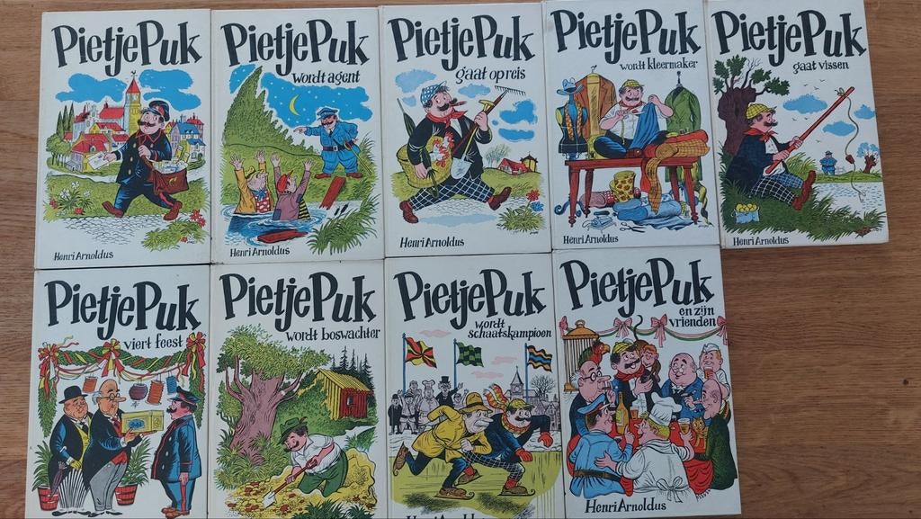 Pietje Puk boeken (nog 4 stuks), Ophalen of Verzenden, Gelezen, Henri Arnoldus