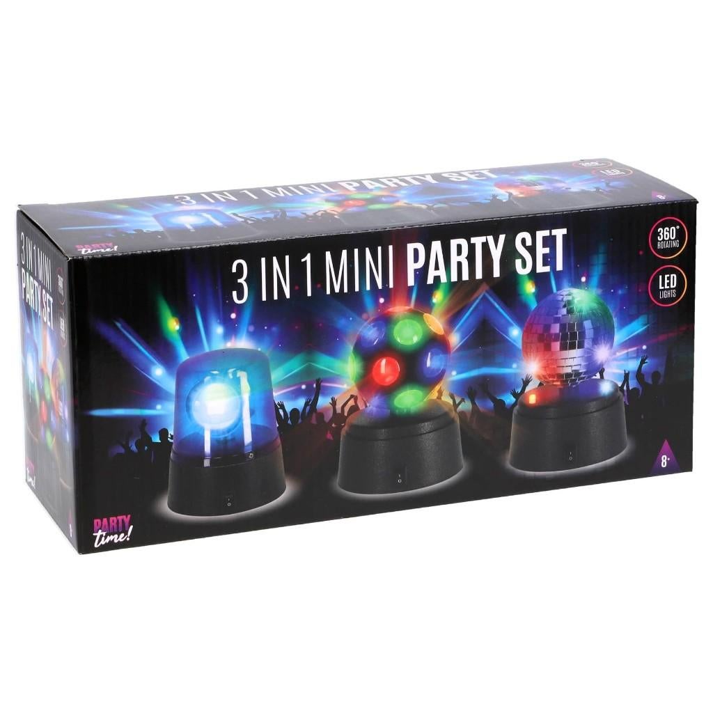 Mini Disco Lamp Set 3 Stuks – Feestverlichting, Kinderen en Baby's, Speelgoed | Overig, Ophalen of Verzenden, Nieuw, Jongen of Meisje
