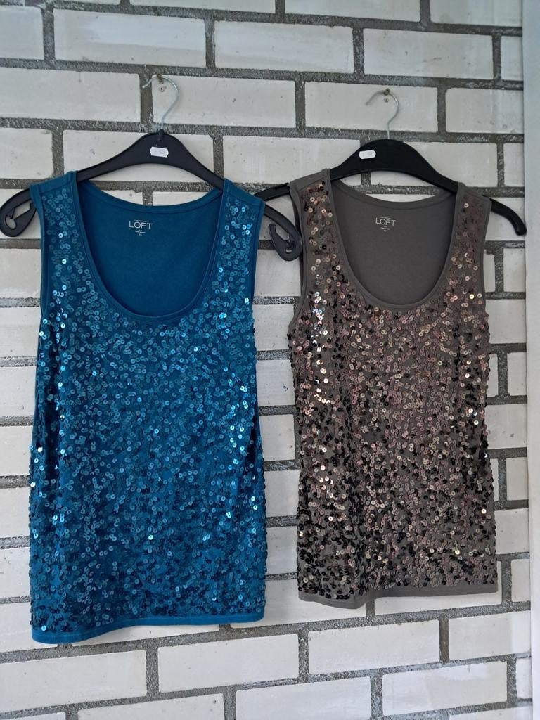 2 glitter tops xs, Ophalen of Verzenden, Zo goed als nieuw, Maat 34 (XS) of kleiner
