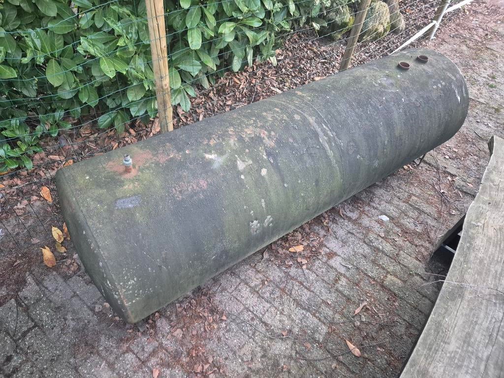 Oude dieseltank, Ophalen, Gebruikt