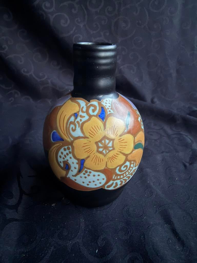 Plateel vaasje Eskaf, Antiek en Kunst, Ophalen