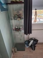 Zwarte ikea vitrine kast met verlichting., Ophalen, Zo goed als nieuw, 25 tot 50 cm, 50 tot 100 cm