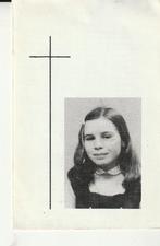 Bidprentje Annemie Verberne 1959-1974, Ophalen of Verzenden, Bidprentje