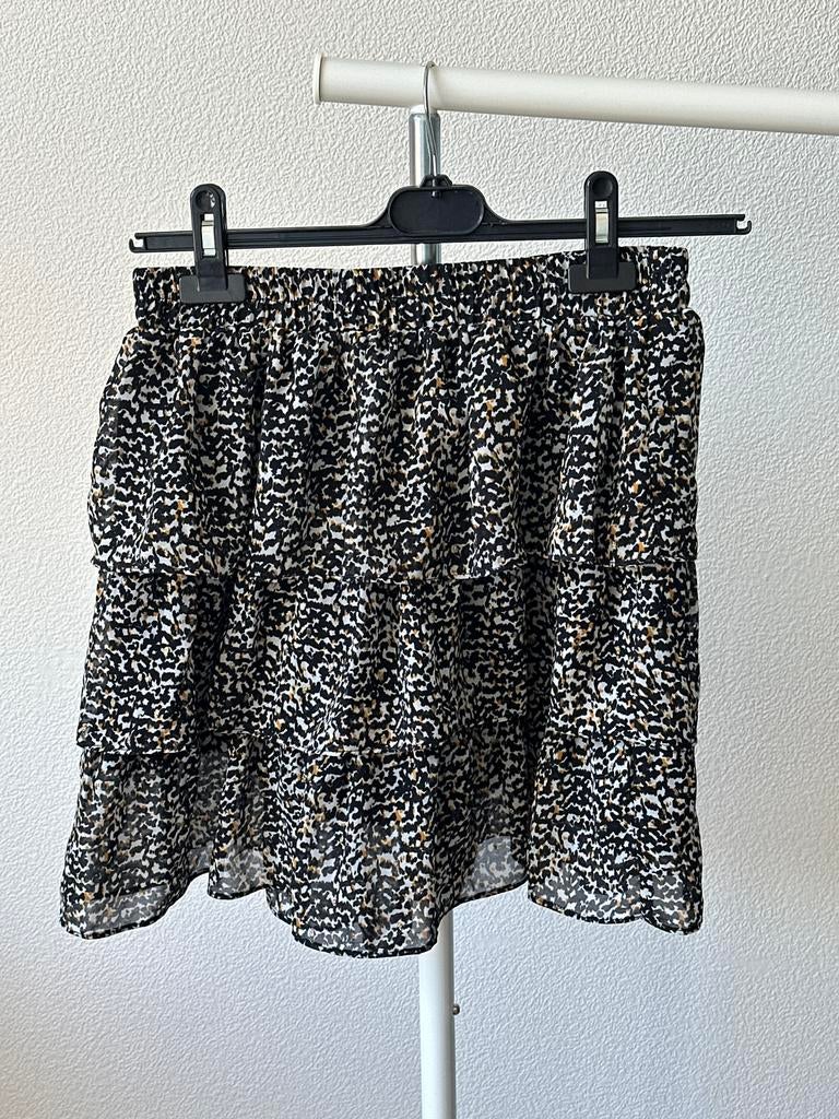 My Jewellery rokje met panterprint maat M, Kleding | Dames, Rokken, Maat 38/40 (M), Zwart, Ophalen of Verzenden, Gedragen