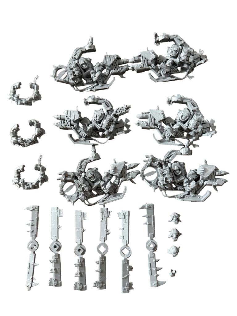 Warhammer 40K Ork Deffkoptas, Hobby en Vrije tijd, Wargaming, Zo goed als nieuw, Warhammer, Ophalen of Verzenden