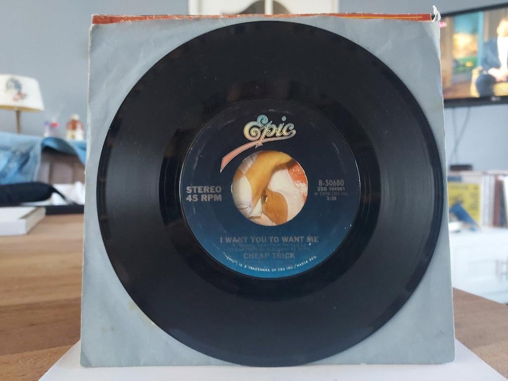 7" Single Cheap Trick - I Want You To Want Me / Clock Strike, Gebruikt, 7 inch, Single, Ophalen of Verzenden